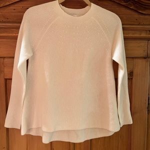 Cashmere Swing Sweater in White